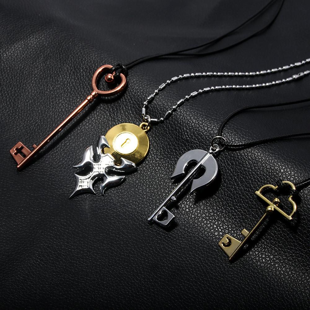 Collier avec pendentif empreinte digitale Nisekoi avec design de personnage de dessin animé pour les fans d'anime