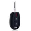 Silicone Car Remote Key Shell Case For Renault Duster Sandero Logan Clio Captur Laguna Scenic   Fob 2/3 Buttons