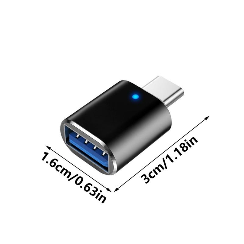 2pcs USB C To USB Adapter USB OTG Converter Compatible for Type C Smartphones Seamlessly Connection With Various Devices