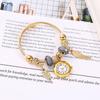 Elegant Beaded Watches Precise Quartz Watch Trendy Women's Bracelet Watches  Birthday Gift