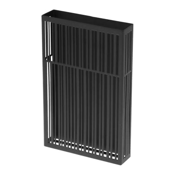 Yamazaki Jitsugyo Magnetic Insect Repellent Insect Repellent Plate Magnetic Insect Repellent Plate Cover Tower Black Approx. W14XD3.5XH22cm tower