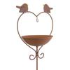 Retro Bird Feeder Ground Plugin Iron Bird Feeding Dish Bird Raising Tool Bird Water Bowl  Bird Bath