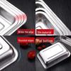 Fuao 304 Stainless Steel Rectangular Steaming Tray