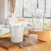 Boîte Portable pour Lait en Poudre et Stockage, Boîte Compartimentée Multifonctionnelle pour Collations, Récipient de Stockage Étanche pour Sacs