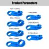 16pcs Auto Fuel Line Angled Disconnect Set Tool Remove Fuel Line Replacement Tool Air-conditioning Oil Pipe Quick Removal Tool