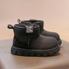 Children Winter Warm Cotton Shoes  Plush Thicken Skids Now Boots Non-Slip Comfortable Wear Boys Girls Casual Shoes Suede Boot