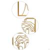 Metal Wall Art Decor Woman Silhouette Minimalist Facial Line Sculpture for Home Living Room