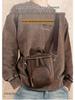 2025 Men's Vintage Leather Crossbody Bucket Bag - Casual Outdoor Shoulder Bag