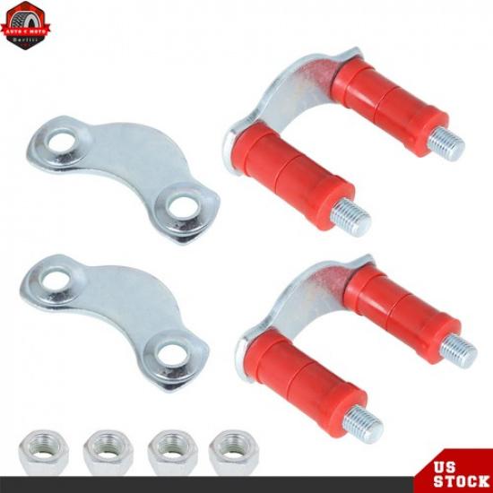 For 55 Chevy Belair Rear Leaf Spring Polyurethane Shackle Kit CP55SHK-RP 150 210