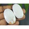 AAA Pink Scolocite Oval Shape 2Pcs cabcohon Loose Gemstone 150Cts. 44-44MM SK-3534