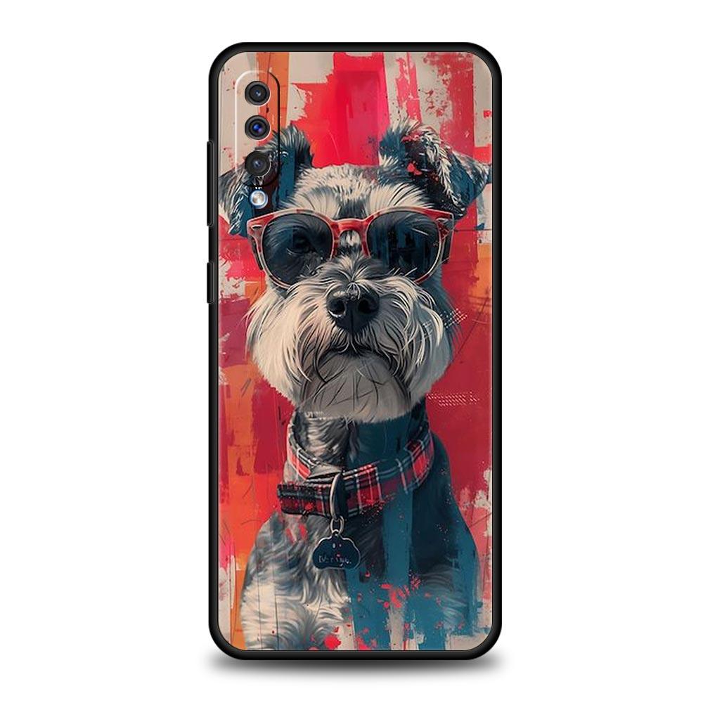 

Мультяшный шнауцер Чехол для телефона Samsung A54 A52 A24 A14 A50 A70 A10 A40 A20S A20E A06 A12 A22 A34 A42 A32 5G A04s A16 Samsung A10s