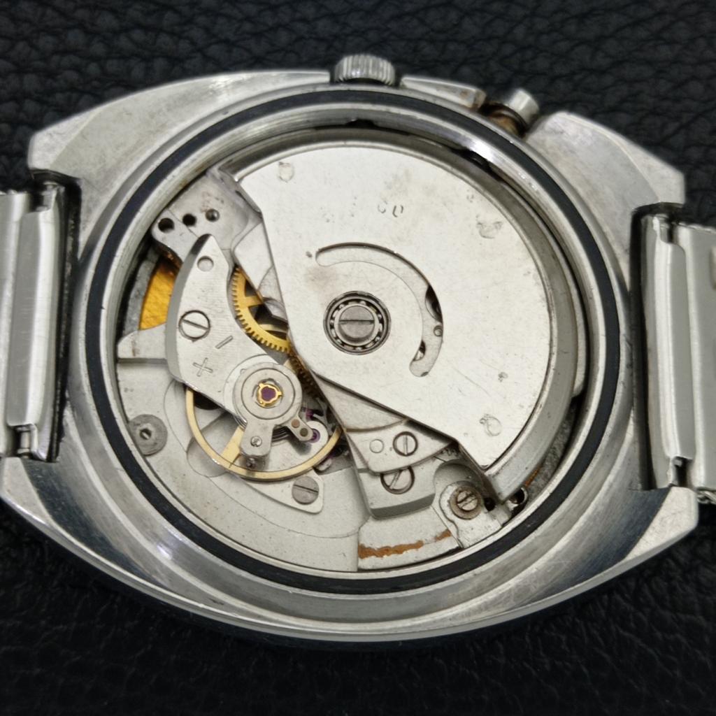 JAPAN VINTAGE RICOH R31 AUTOMATIC MENS BLACK COLOR DIAL WATCH a707686-1