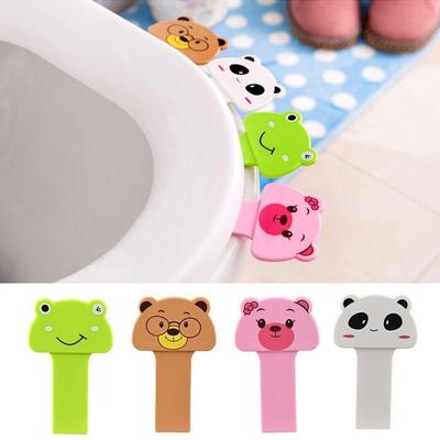 1pc Potty Ring Handle Toilet Lid Lifter  Bathroom Flip Handle Lid Opener  Portable Toilet Lid