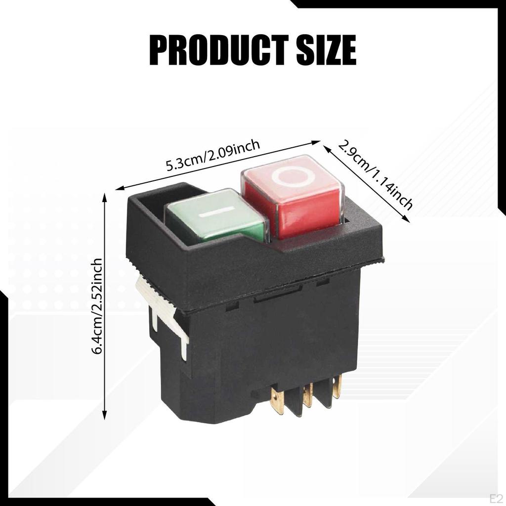 Table Saw Switch Push Button Versatile Parts Power on/Off N603746