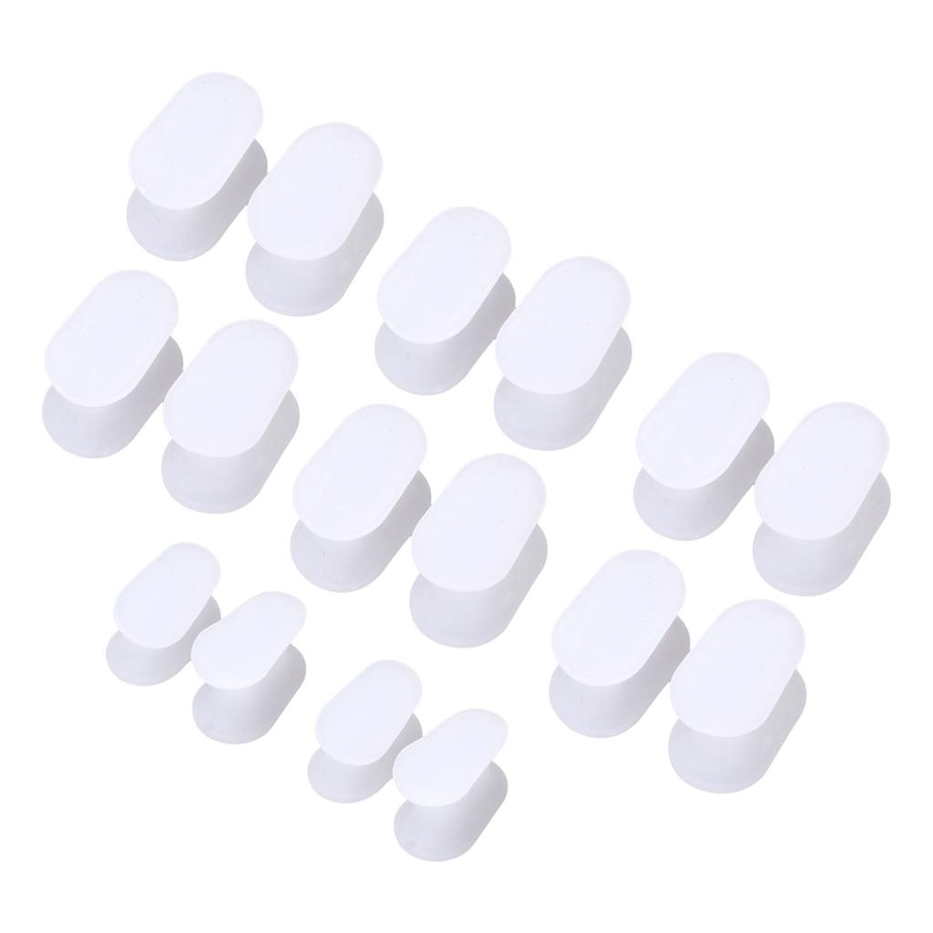 8pairs box Silicone Toe Separator Pain Relief Hallux Valgus Corrector Overlapping Toes Separator