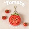 Tomatenscheibe Plüsch Schlüsselanhänger - Niedlicher Taschenanhänger & Hängender Schmuck