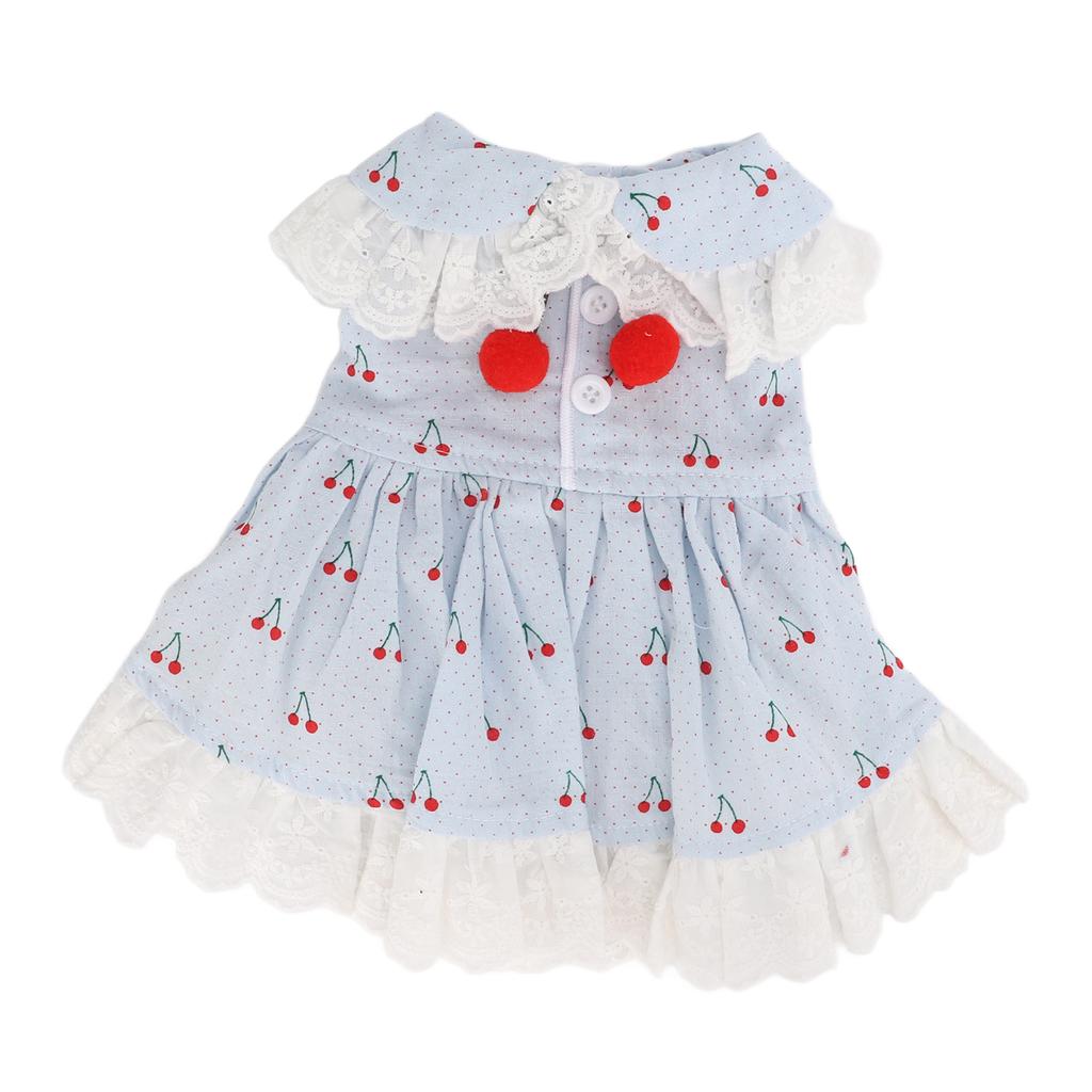 Rabbit Pet Clothes Little Pet Cherry Dress Pet Cherry Skirt for Rabbits Chinchillas Little Fragrant Pigs