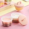 4 Pcs/Set Cute Egg Boiler Plastic Egg Poacher Set Kitchen Egg Cooker Tools Egg Mold Form with Lid Brush Pancake Maker