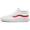 Vans SK8 Mid Eleganti Leggeri Mid Top Casual Scarpe da Skate Unisex Bianco Rosso VN0A391FOXS
