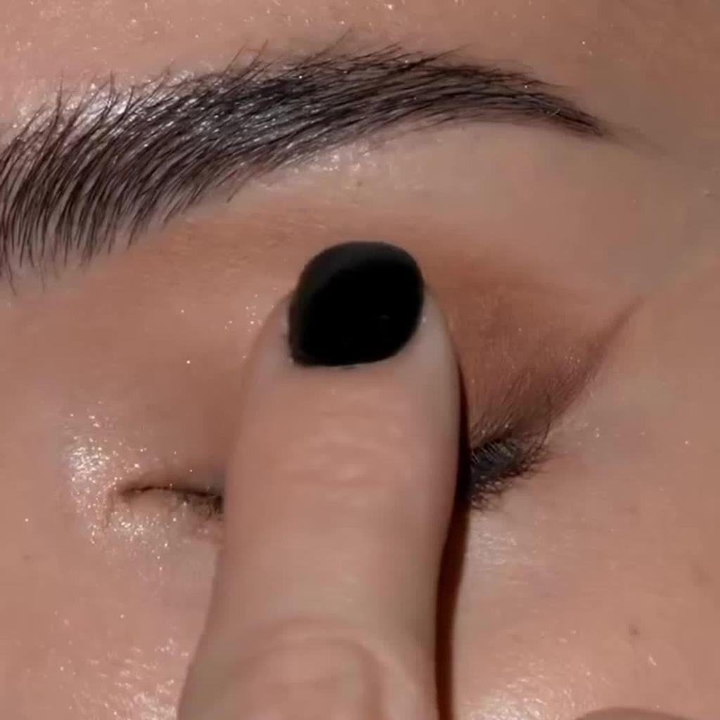 Sombra de Ojos Bicolor Shimmer & Marrón Ahumado/Azul-Negro Paleta de Sombras de Ojos Multicolor - Fórmula Húmeda/Seca, Sombra de Ojos de Larga Duración Resistente al Agua y al Sudor