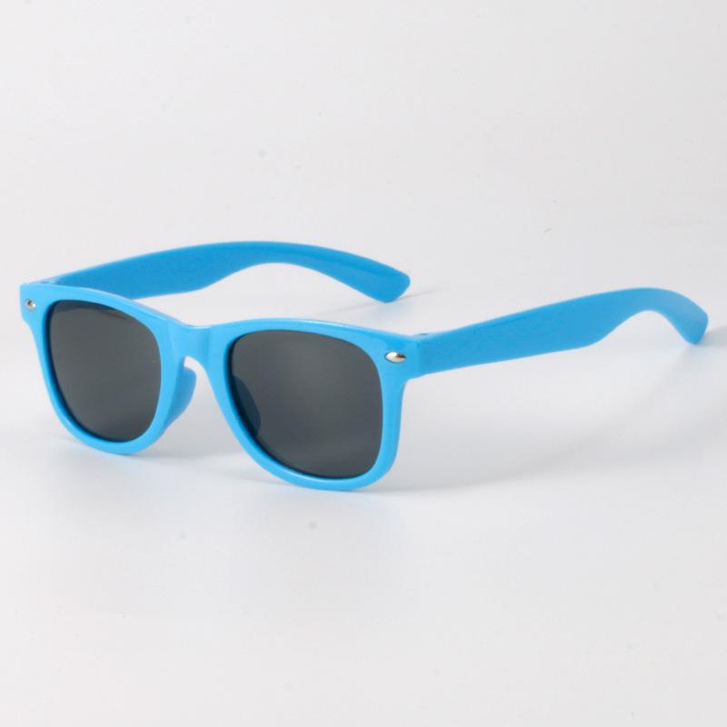 Anti-UV Color Block Children's Sunglasses: Trendy, Cute, Comfortable, Windproof & Sandproof for Boys and Girls