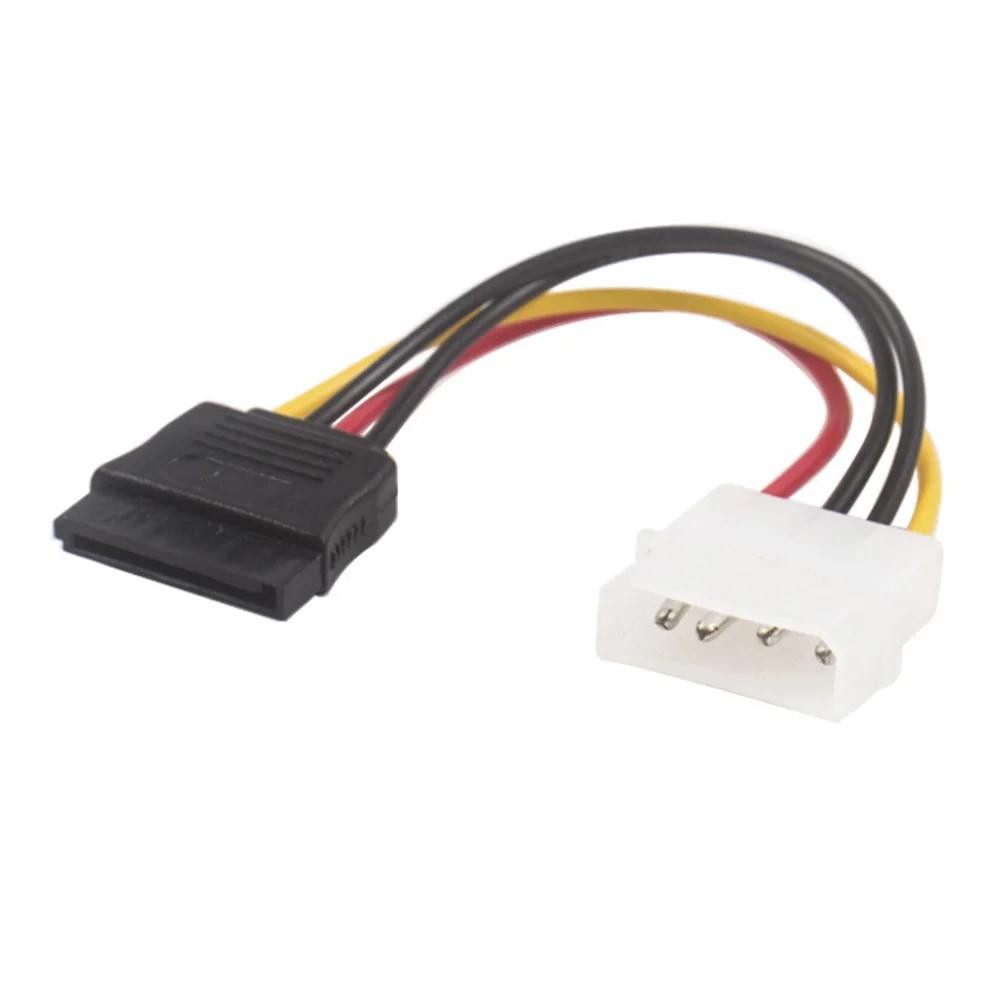 IDE Molex 4 pin to 1 2 3 x SATA Power Cable Serial ATA Y Splitter Hard Driver Dual Extension Cord Adapter Connector
