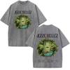 Vintage Washed Tshirt Jesse Welles Under The Powerlines Tour  Print Tshirt Unisex Aesthetic Trendy Casual Cotton Tshirts
