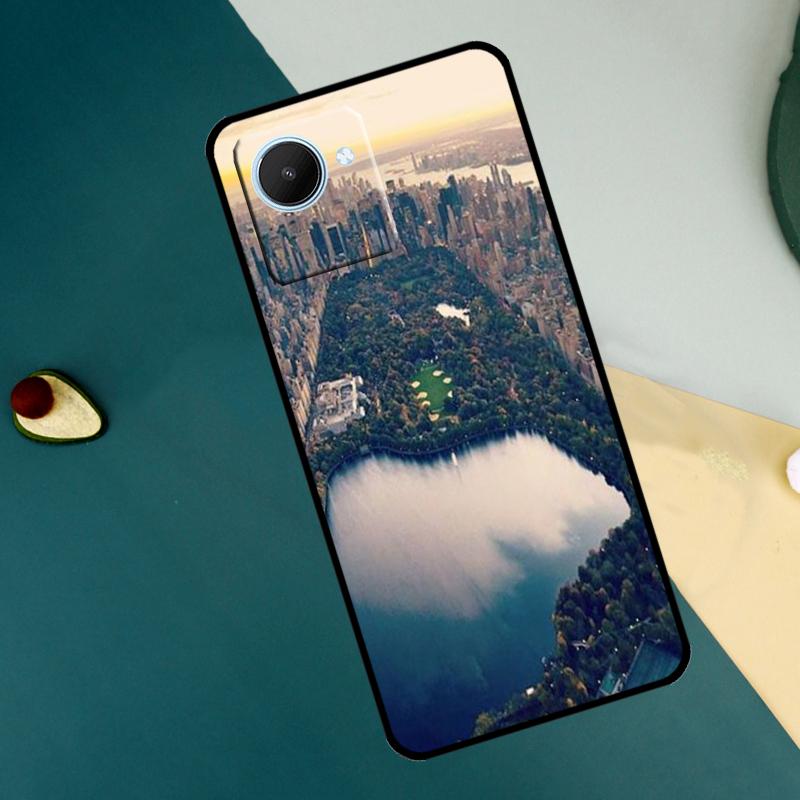 New York City For Realme C63 C61 C71 C55 C67 C51 C75 C65 C53 10 11 12 13 14 Pro Plus GT6 GT7 15 Pro Case