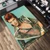 David Bowie Teppich Büro Dekorativer Teppich Für Wohnzimmer Schlafzimmer Fußmatte Bodenläufer Computerstuhl Bereichsteppich perfektes Weihnachtsgeschenk