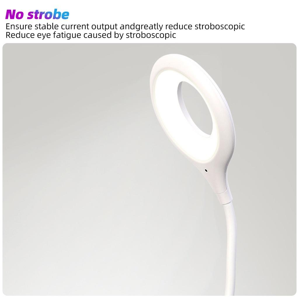 FONKEN Voice Control USB LED Light Portable Lamp Led Desk Lamp Eye Protection Study Reading Night Light