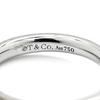 Tiffany & Co T T One NarrowRing ring K18WG #2(JP Size) Array