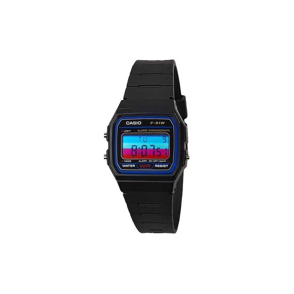 Casio Unisex YOUTH Red Watch F-91W-1(Watch3--)