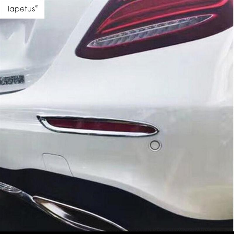 Chroom Auto Achter Mistlamp Licht Frame Decoratieve Sequ Cover Trim Voor Benz E Klasse W213 E260 E300 Sport 2016 - Accessoires