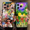 Hey Arnolds for iPhone 15 16 14 Plus 13 12 11 17 Pro Max 17 Air Black Soft Phone Cover