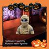Halloween Harzornament, Festival Mumie, Dunkler Stil, Lustige Tischdekoration
