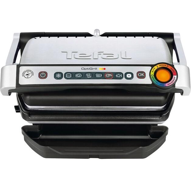 Контактный гриль Tefal GC702D.HB OptiGrill inkl. Hamburgerpresse