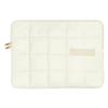Kokuyo Quilted PC Case, 14-inch, Cream, B-P130LY