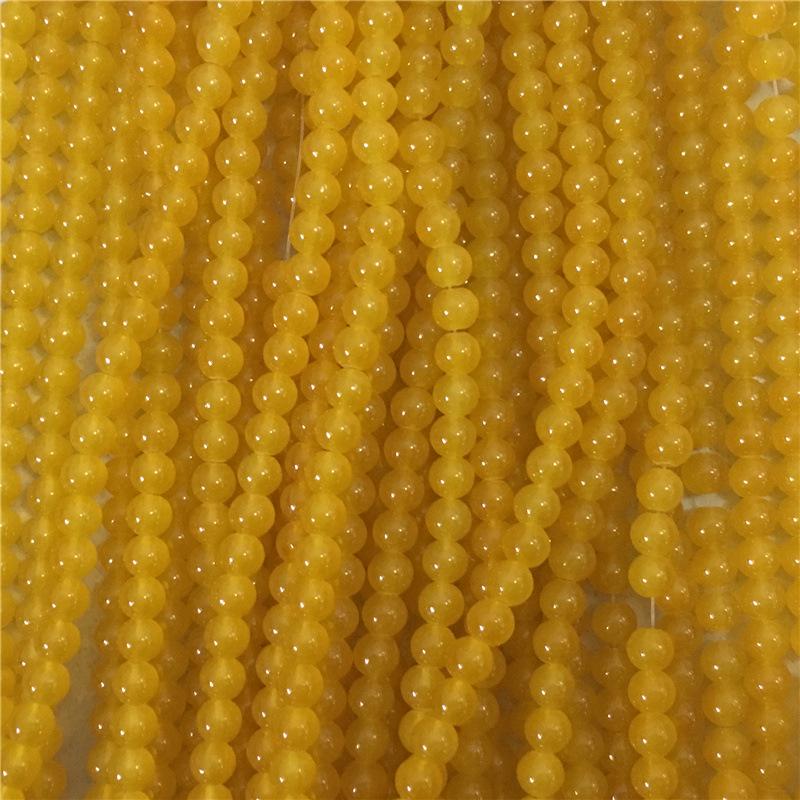 8MM Glossy Synthetic Jade Agate Glass Beads for Bracelets, Necklaces, Hairpins - Round Imitation Jade Loose Beads