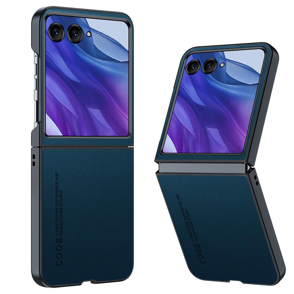 For Motorola Razr 60 Ultra / Razr 50 Case Luxury PU Leather Protection Cover for Motorola Moto Razr 50 Ultra Funda Capa