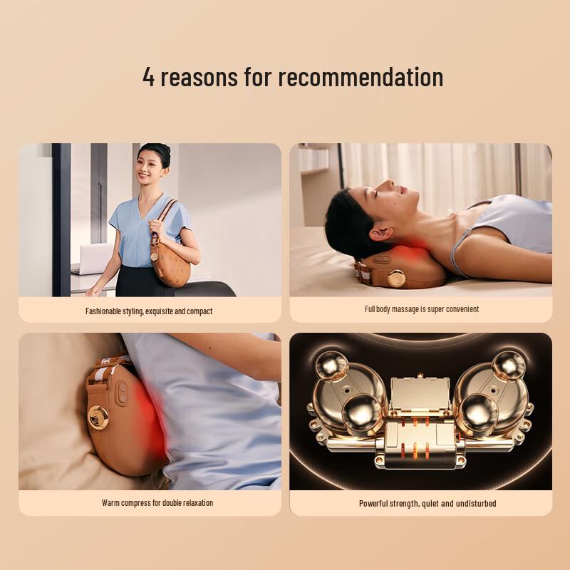 SKG T1-2 Lumbar & Waist Massager with Heat CN plug (adapter included)