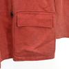 Herno Made in Italy Linen Blend double Jacket 48 Vermilion Men's Used