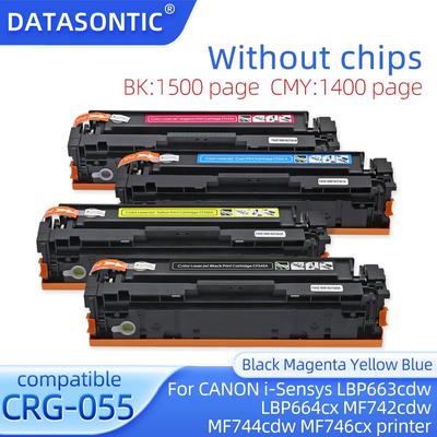 Without Chip CRG055 CRG-055 Color Toner Cartridge For Canon i-Sensys LBP663cdw LBP664cx MF742cdw MF744cdw MF746cx Printer