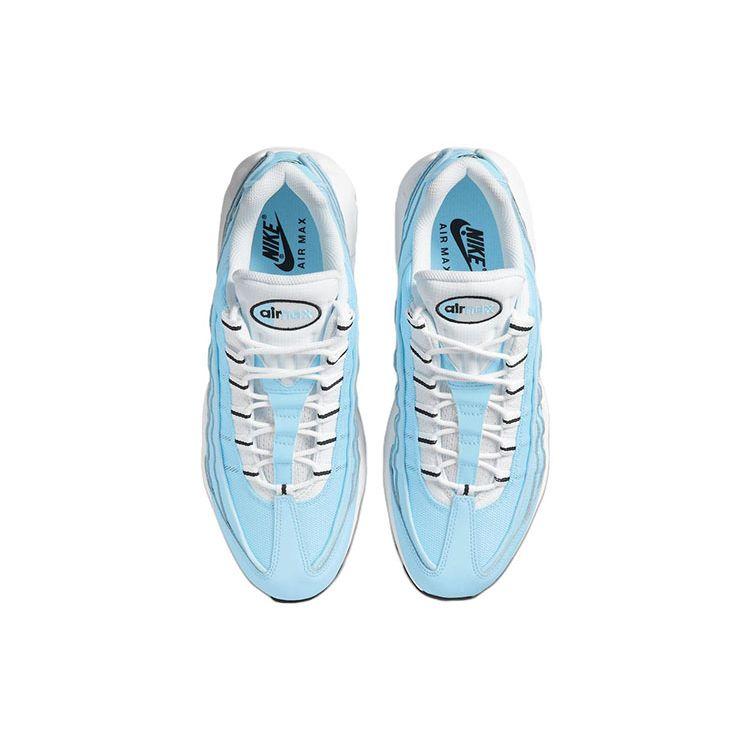 Nike Air Max 95 Blue Chill Męskie Trampki Białe Czarne DZ4395-400