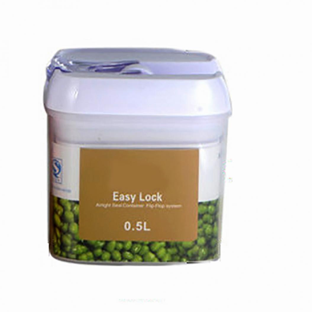 

Прямоугольные держатели для сухих пищевых продуктов, круп, муки, фасоли, герметичные откидные контейнеры для хранения S