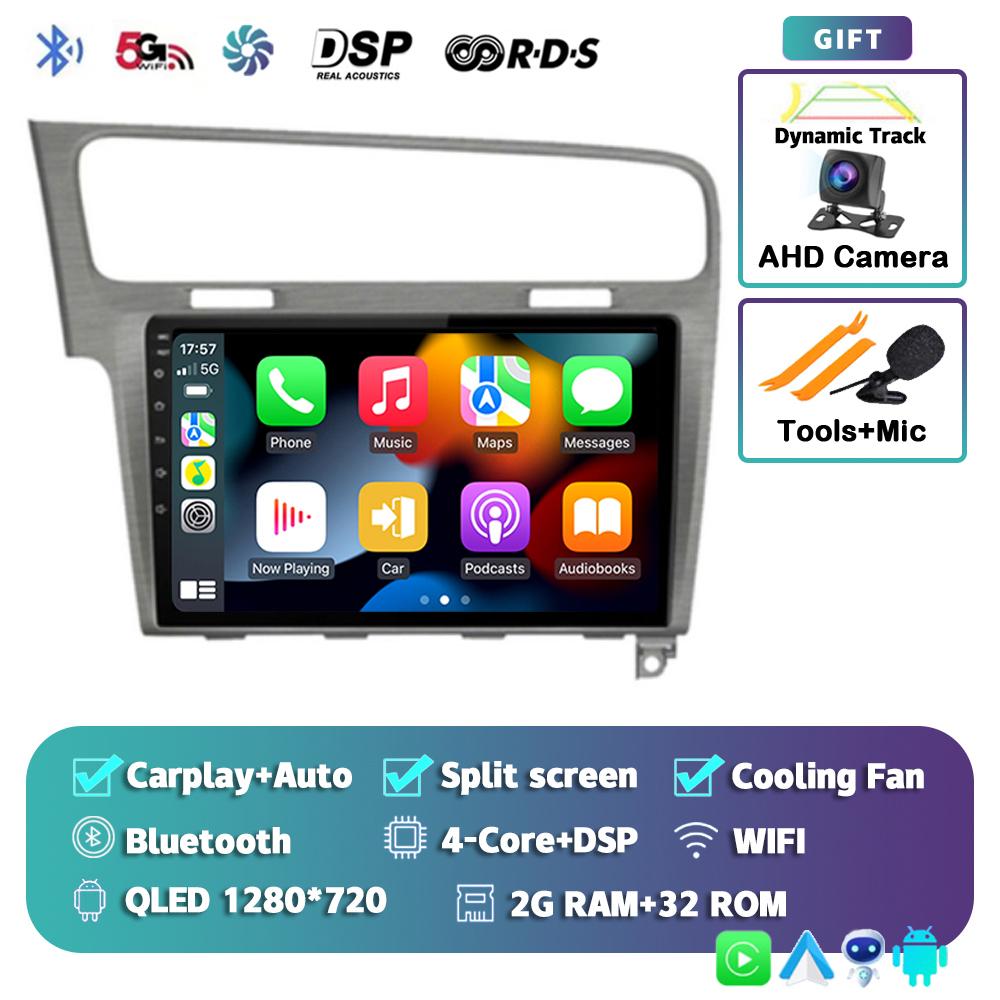 

Android 14 Carplay Auto Car Radio For Volkswagen VW Golf 7 2013-2020 MK7 Multimedia GPS Stereo Video Player Navigation DSP Audio