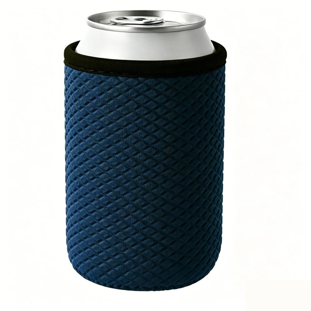 Insulated Can Cooler Insulated Sleeve Neoprene Can Cover New Drink Sleeves Camping Dark Blue