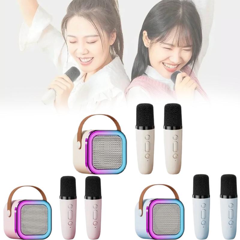 Portable K12 Bluetooth Speaker With Wireless Microphone Ideal For Outdoor Ktv And Home Singing