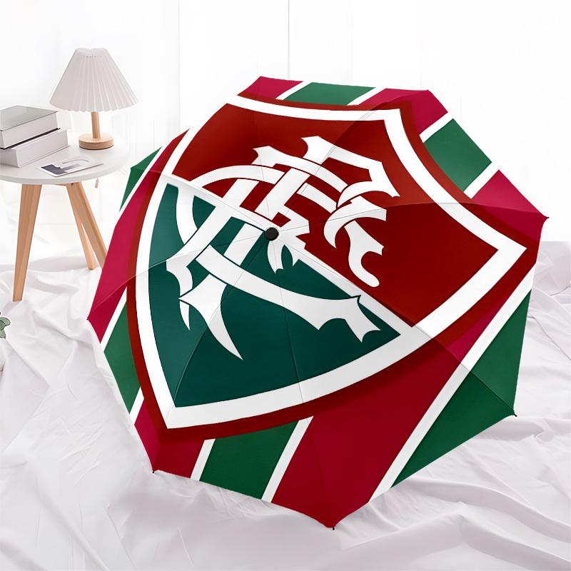Flamengo, Badge Automatic Opening and Closing, 8 rib Structure Portable Umbrella, Suitable for Men and Women in All Seasons  Perfect Gift fo