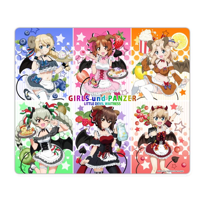 

Girls & Panzer Final Chapter Original Illustration Mouse Pad Little Devil Waitress