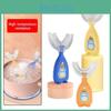 Childrens Ushaped Silicone Toothbrush For Oral Cleaning With Soft Bristles In Multiple Colors